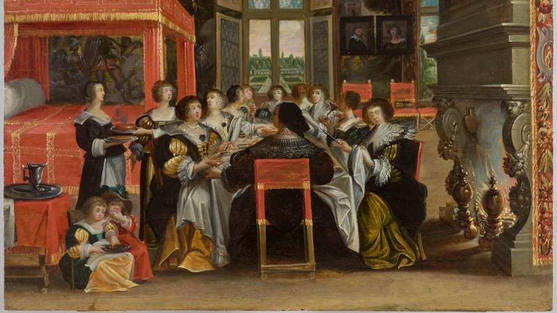 Abraham Bosse, "Réunion de dames" (17th century) / Public Domain